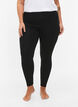 2-pack puuvillaiset leggingsit, Musta, Model image number 0