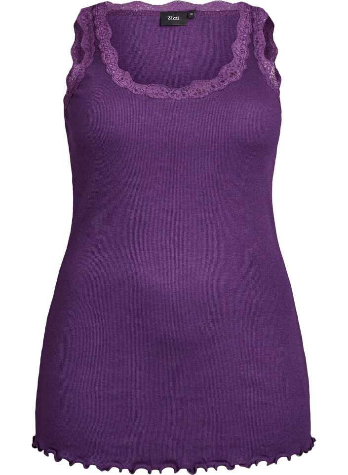Toppi pitsisomisteella, Violetti, Packshot image number 0