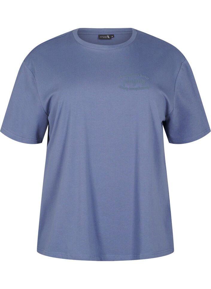 Sporttinen T-paita luomupuuvillasta, , Packshot image number 0