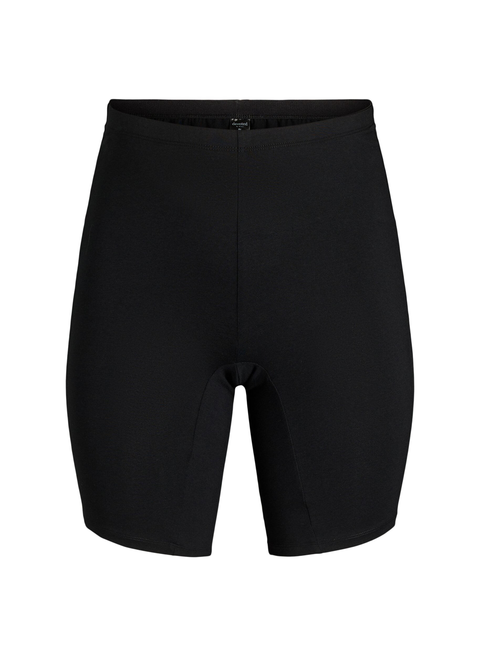 Zizzi Puuvillaiset pitk&auml;lahkeiset alushousut, Musta, Packshot image number 0