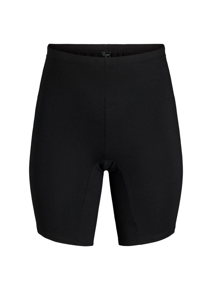 Puuvillaiset pitk&auml;lahkeiset alushousut, Musta, Packshot image number 0