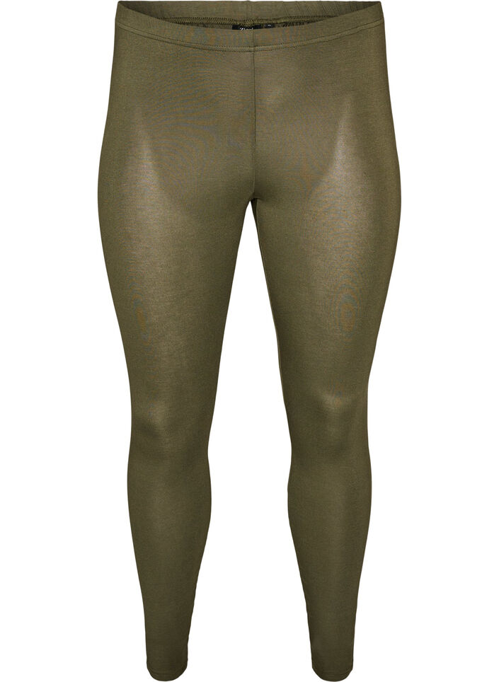 Perusleggingssit viskoosista, Vihre&auml;, Packshot image number 0