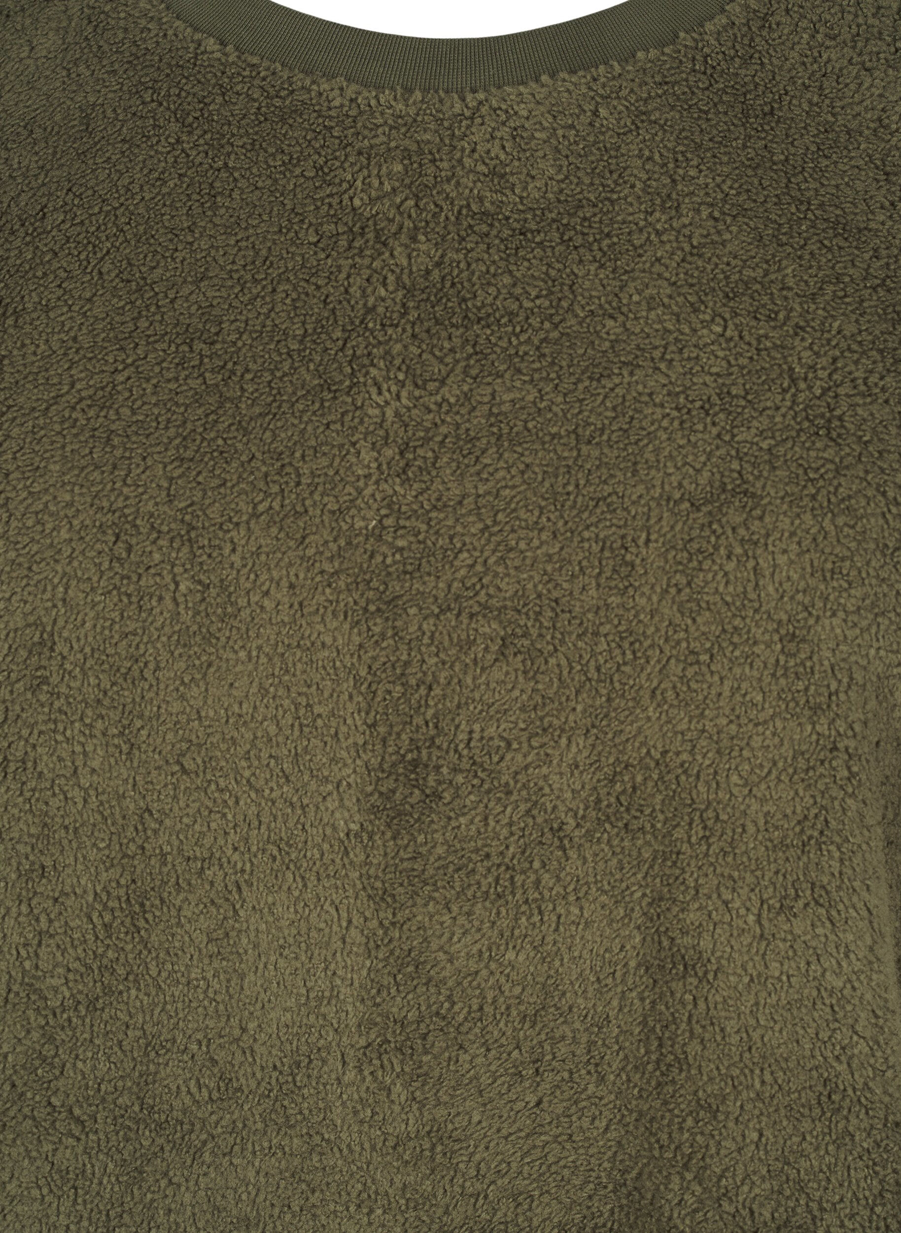 Zizzi Rento teddy-paita py&ouml;re&auml;ll&auml; p&auml;&auml;ntiell&auml;, Forest Night, Packshot image number 2