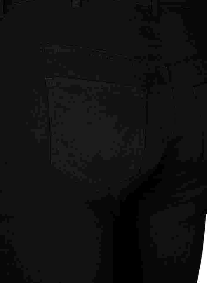 Super slim Amy-farkut korkealla vyötäröllä, Black, Packshot image number 3