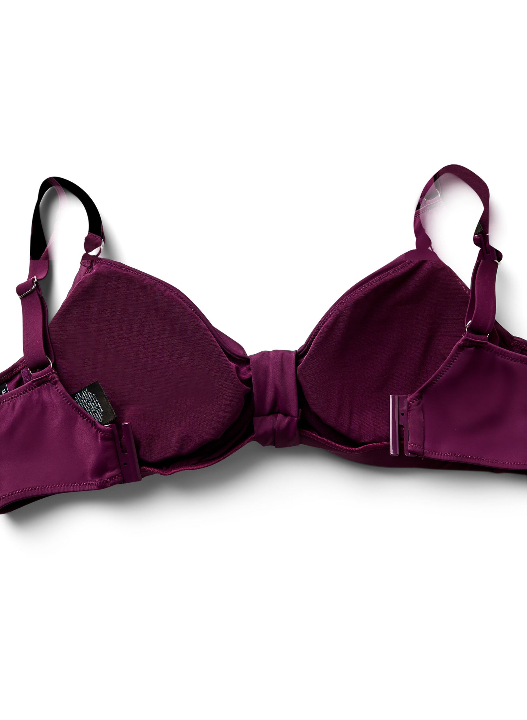 Zizzi Bikiniliivit kaarituilla ja solmuyksityiskohdilla, Violetti, Packshot image number 3