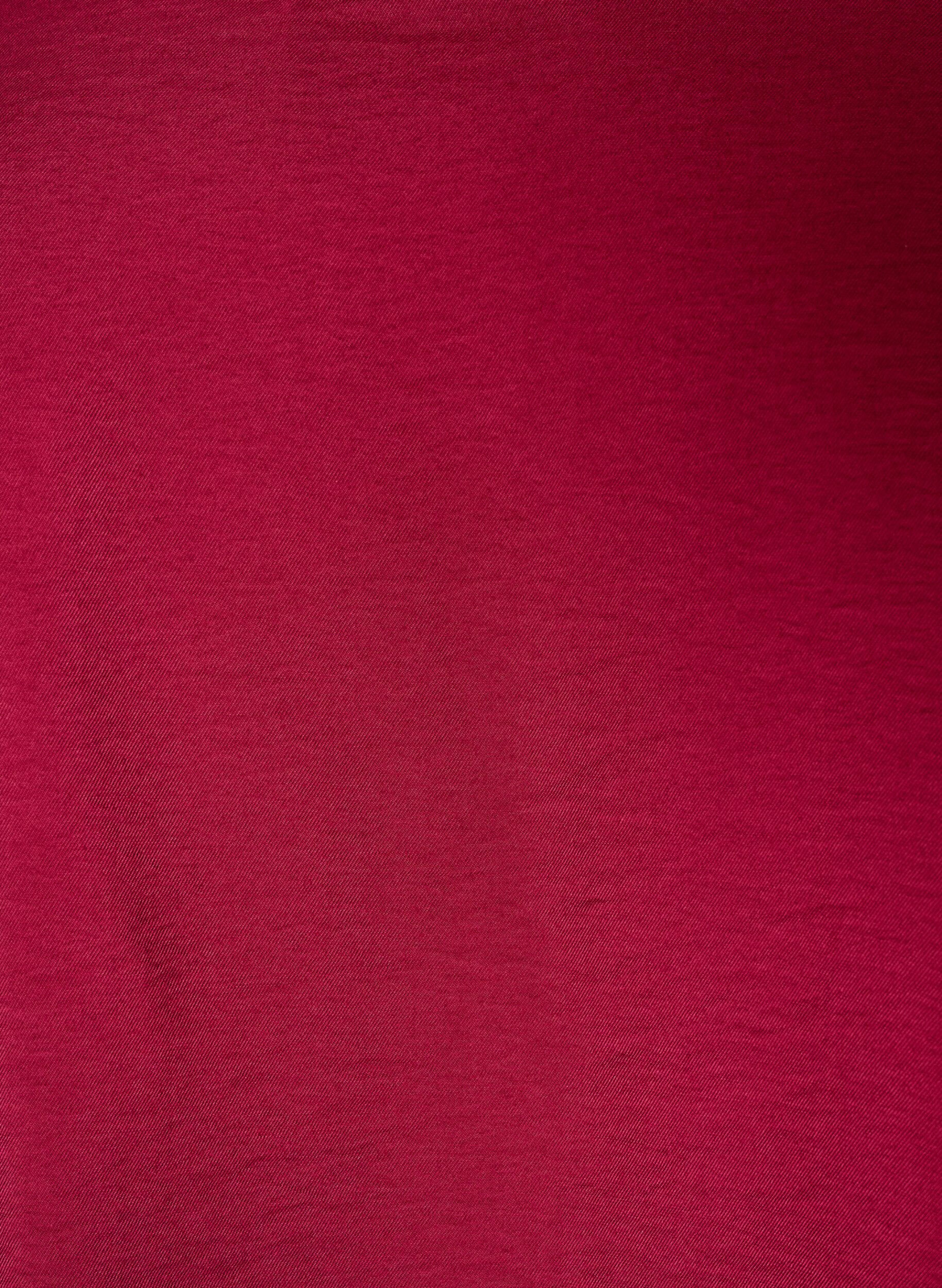 ZizziPusero pallohihoilla ja V-p&auml;&auml;ntiell&auml;, Punainen, Packshot image number 2