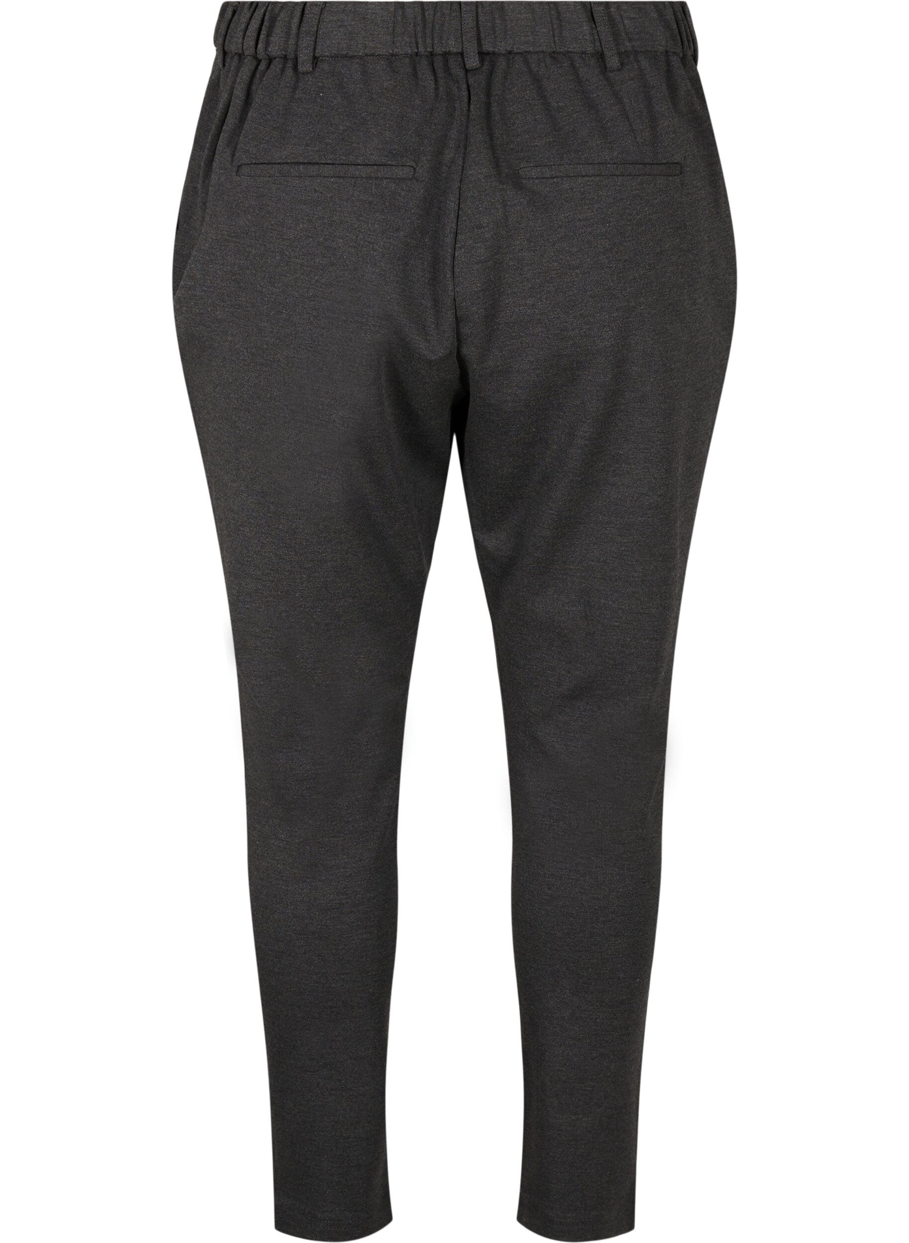 ZizziCropped Maddison-housut, Harmaa, Packshot image number 1