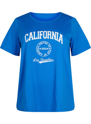 FLASH – kuviollinen t-paita, Strong Blue, Packshot image number 0