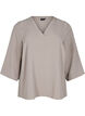 Pusero 3/4-hihoilla, Beige, Packshot image number 0