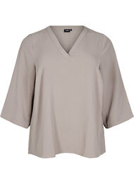 Pusero 3/4-hihoilla, Beige