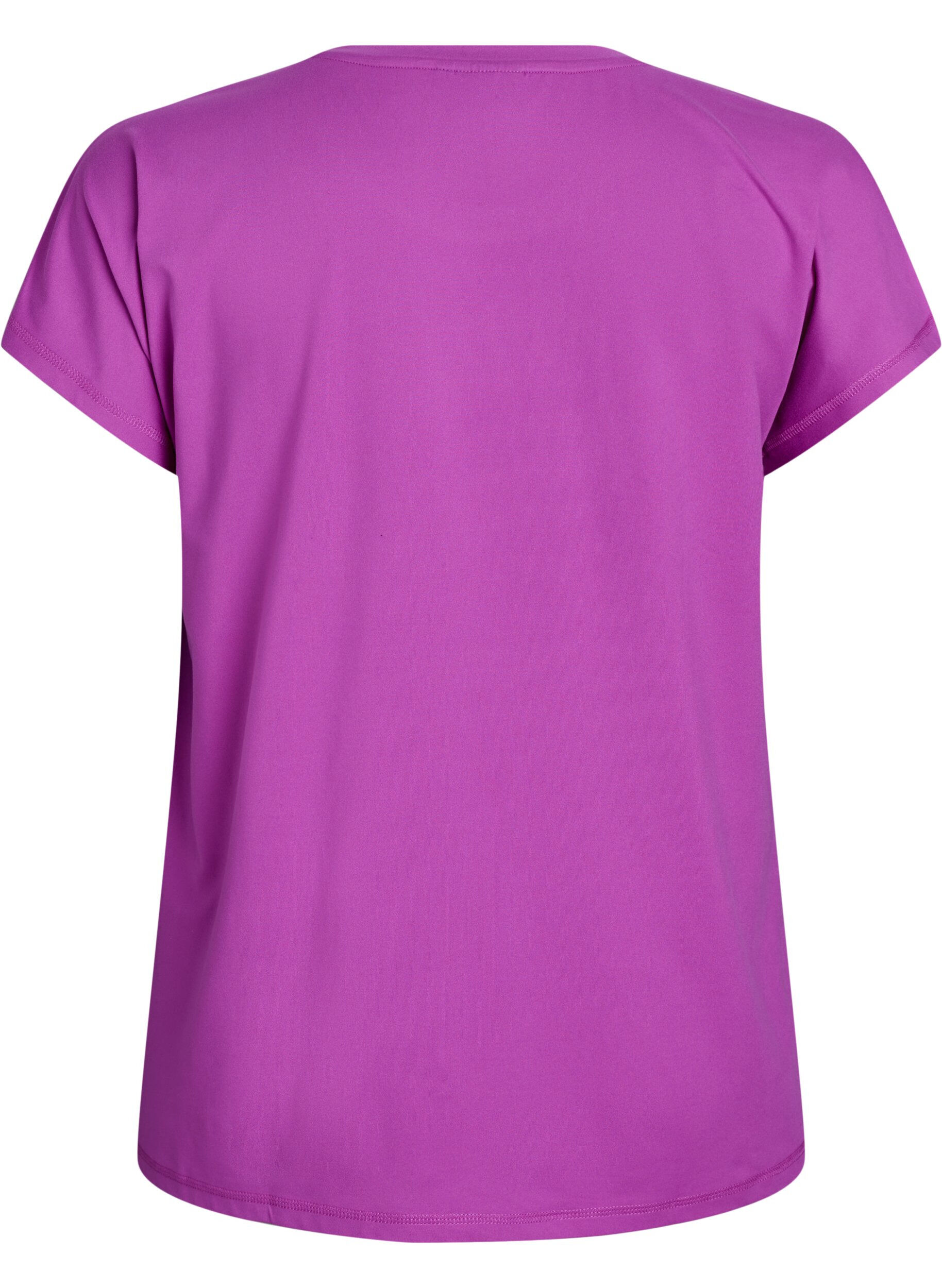 ZizziYksiv&auml;rinen treeni-T-paita, Violetti, Packshot image number 1