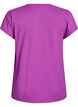 Yksiv&auml;rinen treeni-T-paita, Violetti, Packshot image number 1