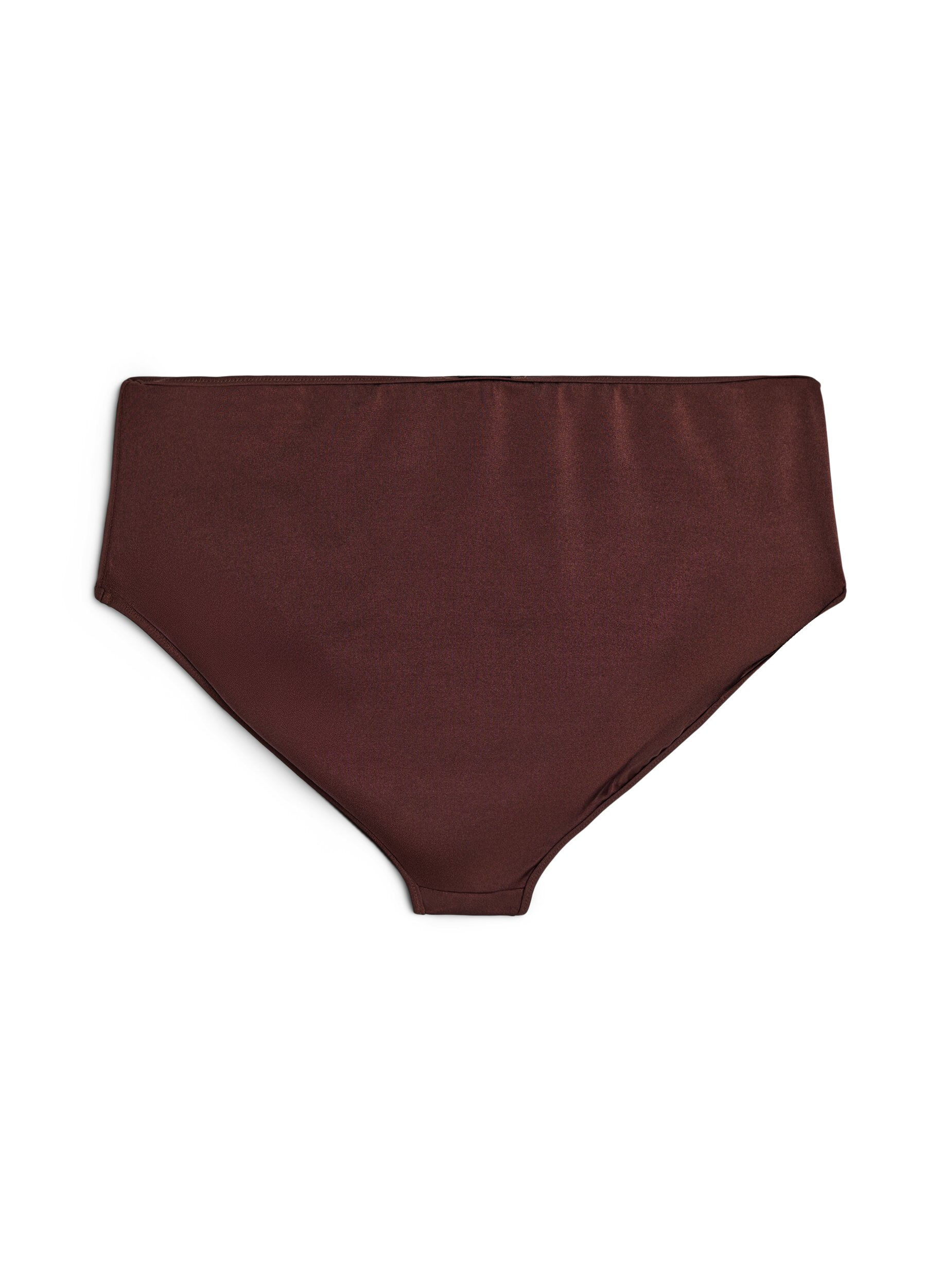 ZizziK&auml;&auml;nnett&auml;v&auml;t bikinin alaosat normaalilla vy&ouml;t&auml;r&ouml;ll&auml;, Ruskea, Packshot image number 1