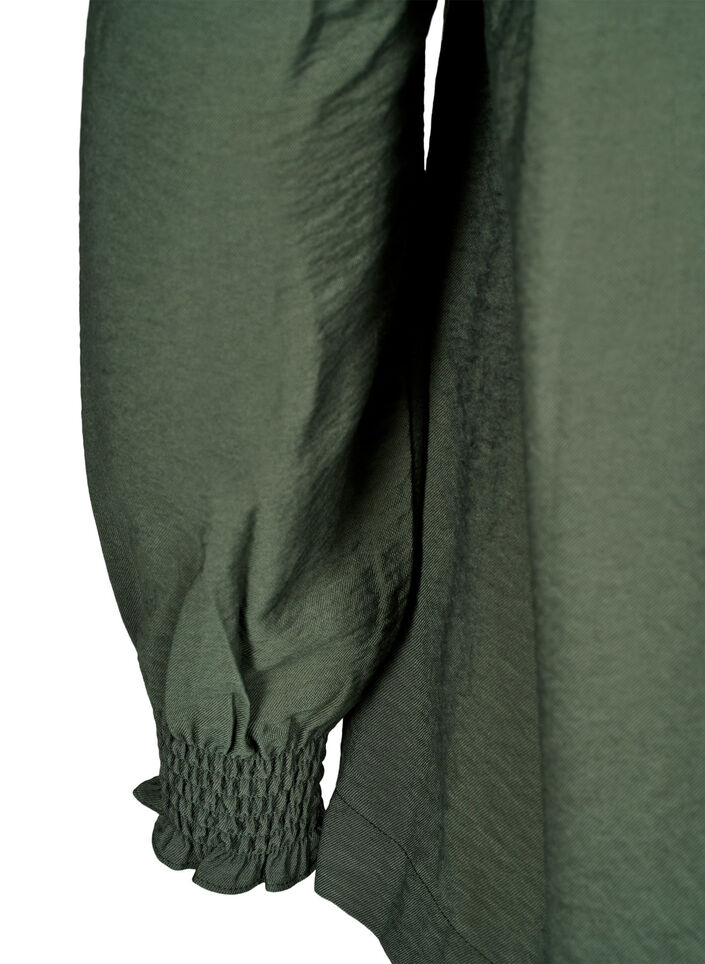 Pusero röyhelökauluksella, Vihreä, Packshot image number 3