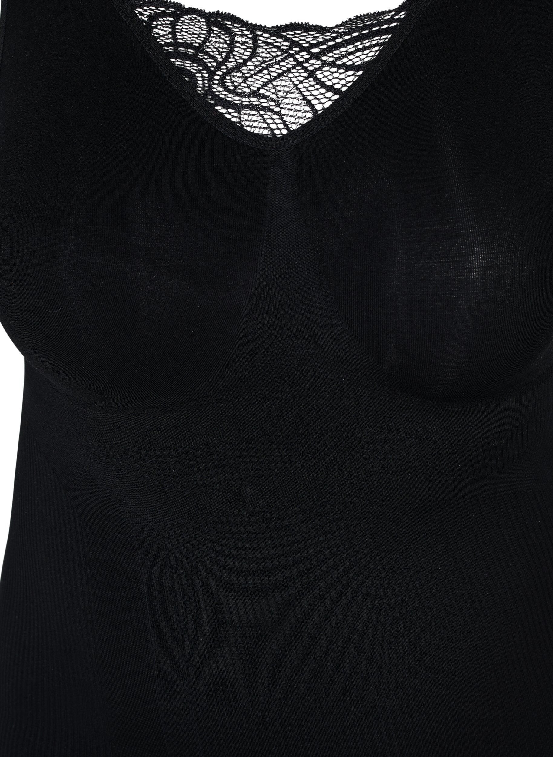 Zizzi Shapewear-toppi pitsill&auml;, Black, Packshot image number 2