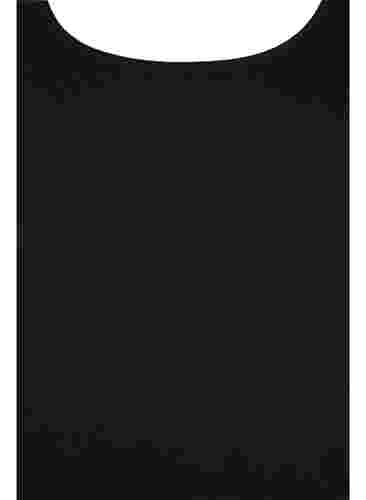 2 kpl pakkaus ribattuja toppeja, Black/Black, Packshot image number 2
