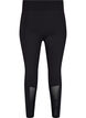 CORE, POCKET TIGHTS -Treenitrikoot mesh-kankaalla ja taskulla, Black, Packshot image number 1
