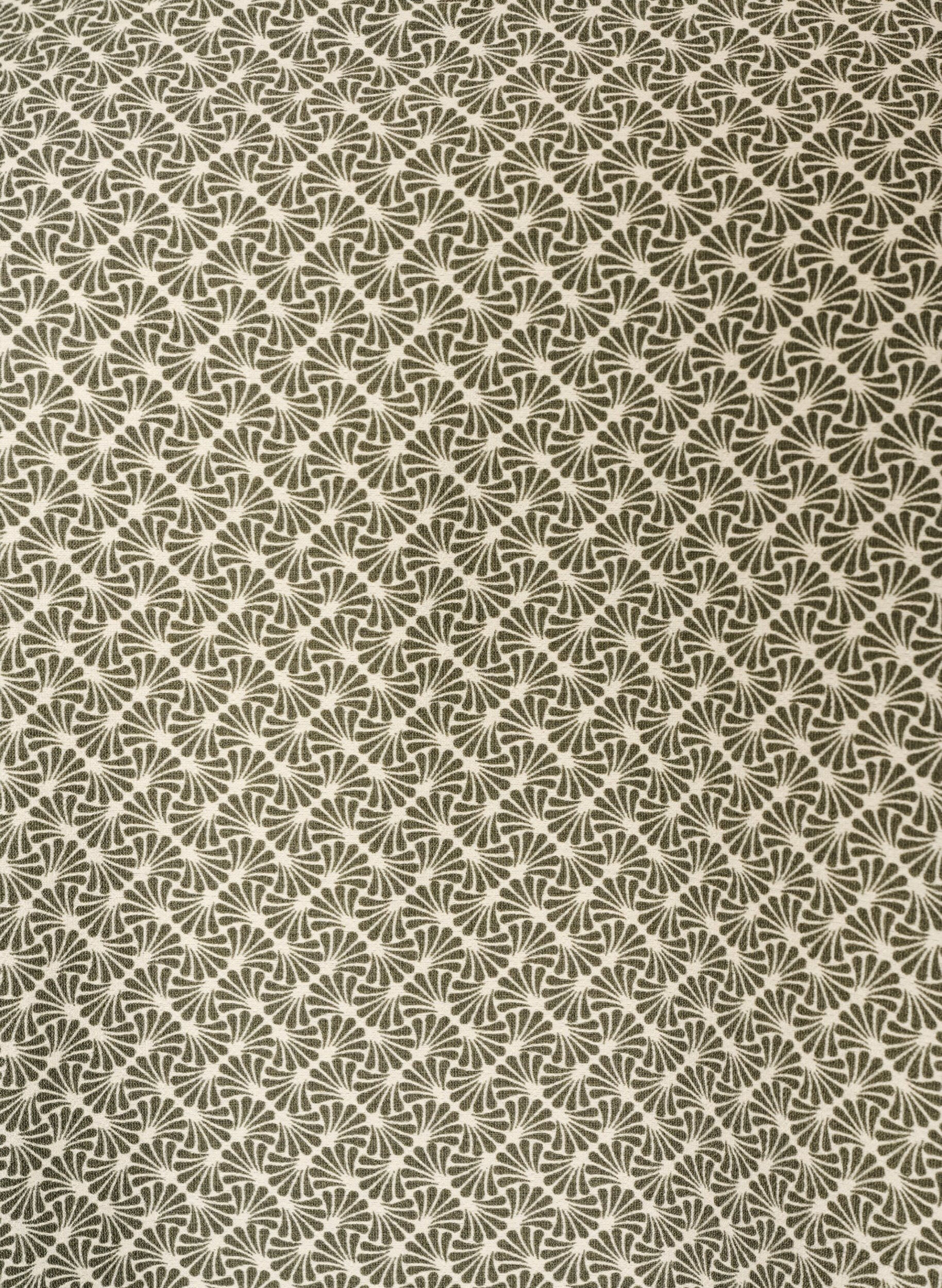 ZizziKuviollinen viskoosipusero 3/4-hihoilla, Vihre&auml;, Packshot image number 2