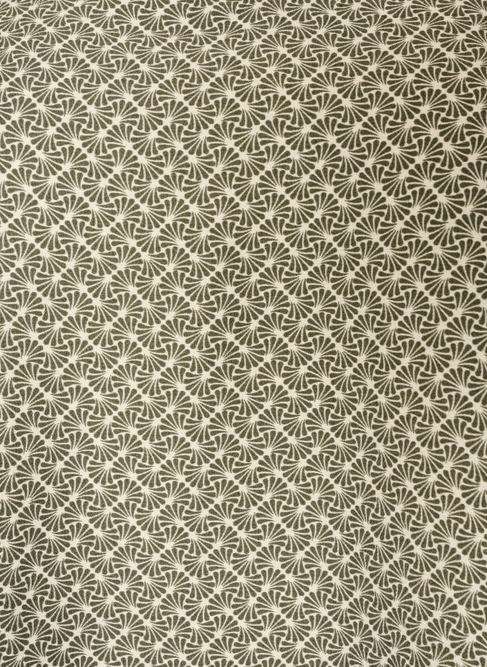 Kuviollinen viskoosipusero 3/4-hihoilla, Vihre&auml;, Packshot image number 2