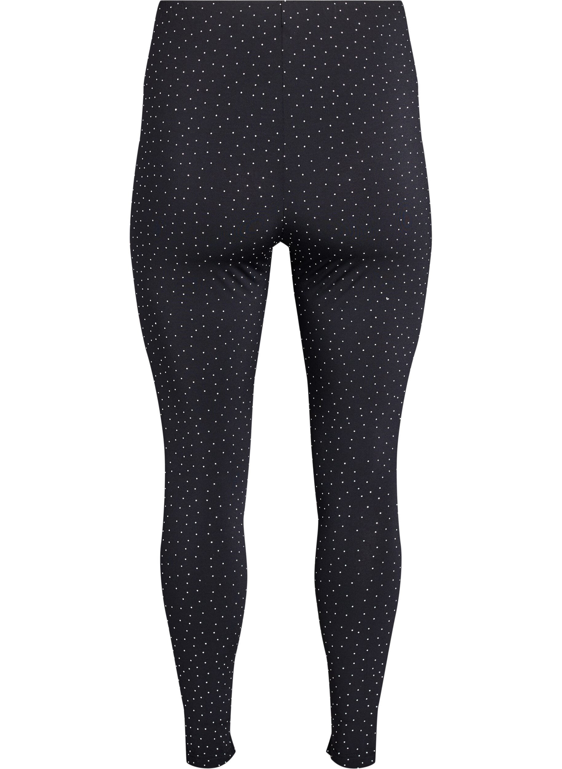 Zizzi Leggingsit strasseilla, Musta, Packshot image number 1