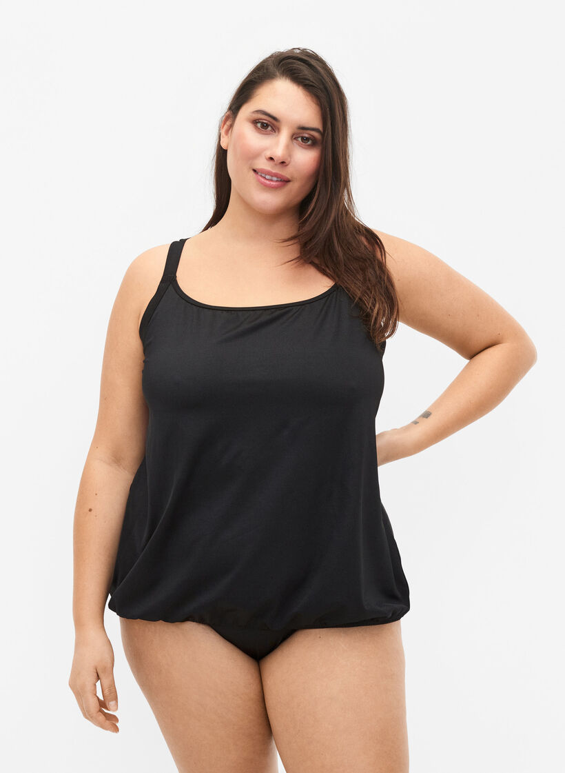 Väljä tankini, Musta, Model image number 0
