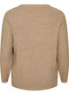 Melange-neulepusero py&ouml;re&auml;ll&auml; p&auml;&auml;ntiell&auml;, Beige, Packshot image number 1