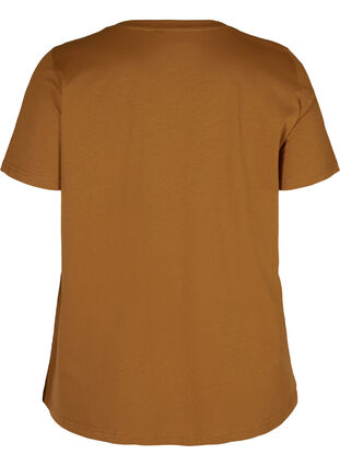 T-paita painatuksella ekologisesta puuvillasta , Rubber, Packshot image number 1