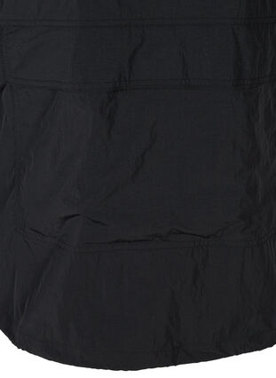 Anorakki hupulla ja taskulla, Black, Packshot image number 3