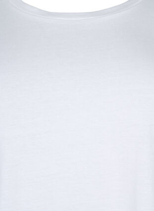 Puuvillainen T-paita brodeerauksella, Bright White, Packshot image number 2