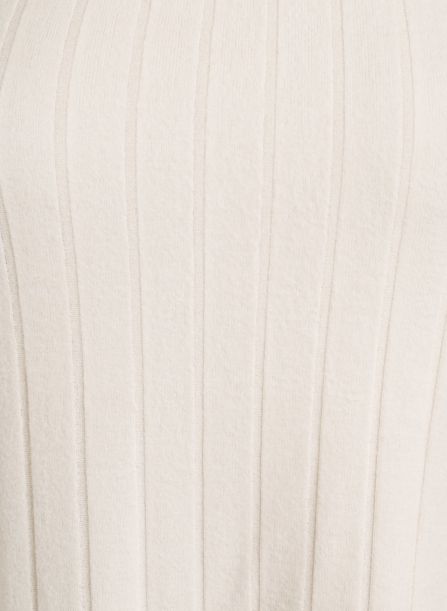 Zizzi Jersey-pusero neli&ouml;p&auml;&auml;ntiell&auml; ja ribatulla tekstuurilla, Beige, Packshot image number 2