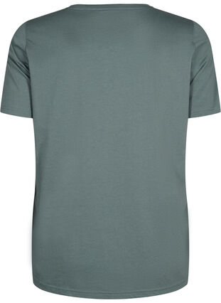 FLASH – kuviollinen t-paita, Balsam Green Star, Packshot image number 1
