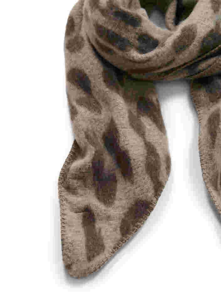Kuviollinen huivi, Grey/Brown Leo, Packshot image number 1