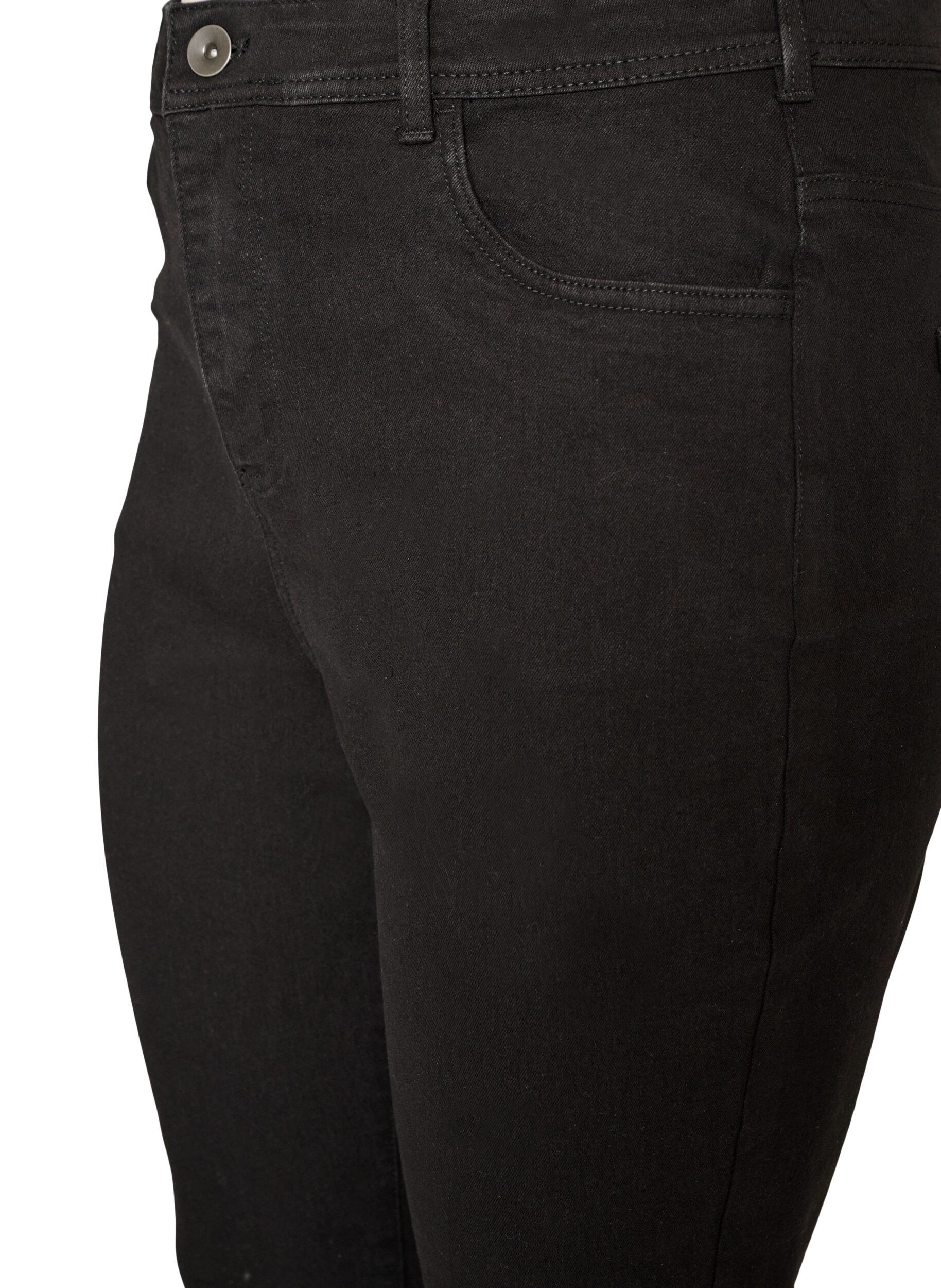 ZizziKorkeavy&ouml;t&auml;r&ouml;iset bootcut-farkut, Musta, Packshot image number 2