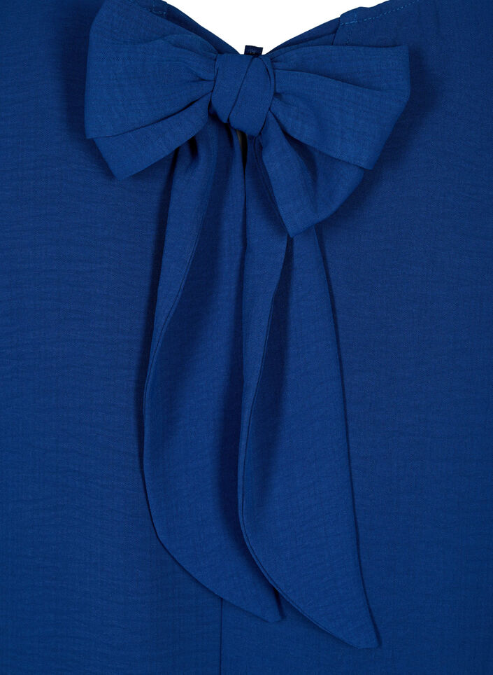 Lyhyt mekko, jossa on rusetti takana, Estate Blue, Packshot image number 3
