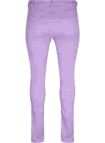Korkeavyötäröiset super slim fit Amy-farkut, Chalk Violet, Packshot image number 1
