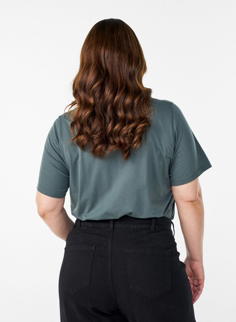 FLASH - T-paita printill&auml;, Vihre&auml;, Model image number 2