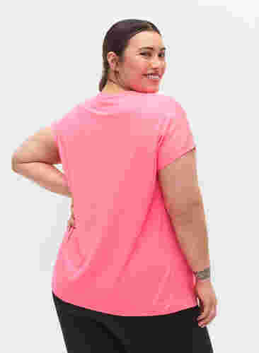 T-paita, Neon pink, Model image number 2