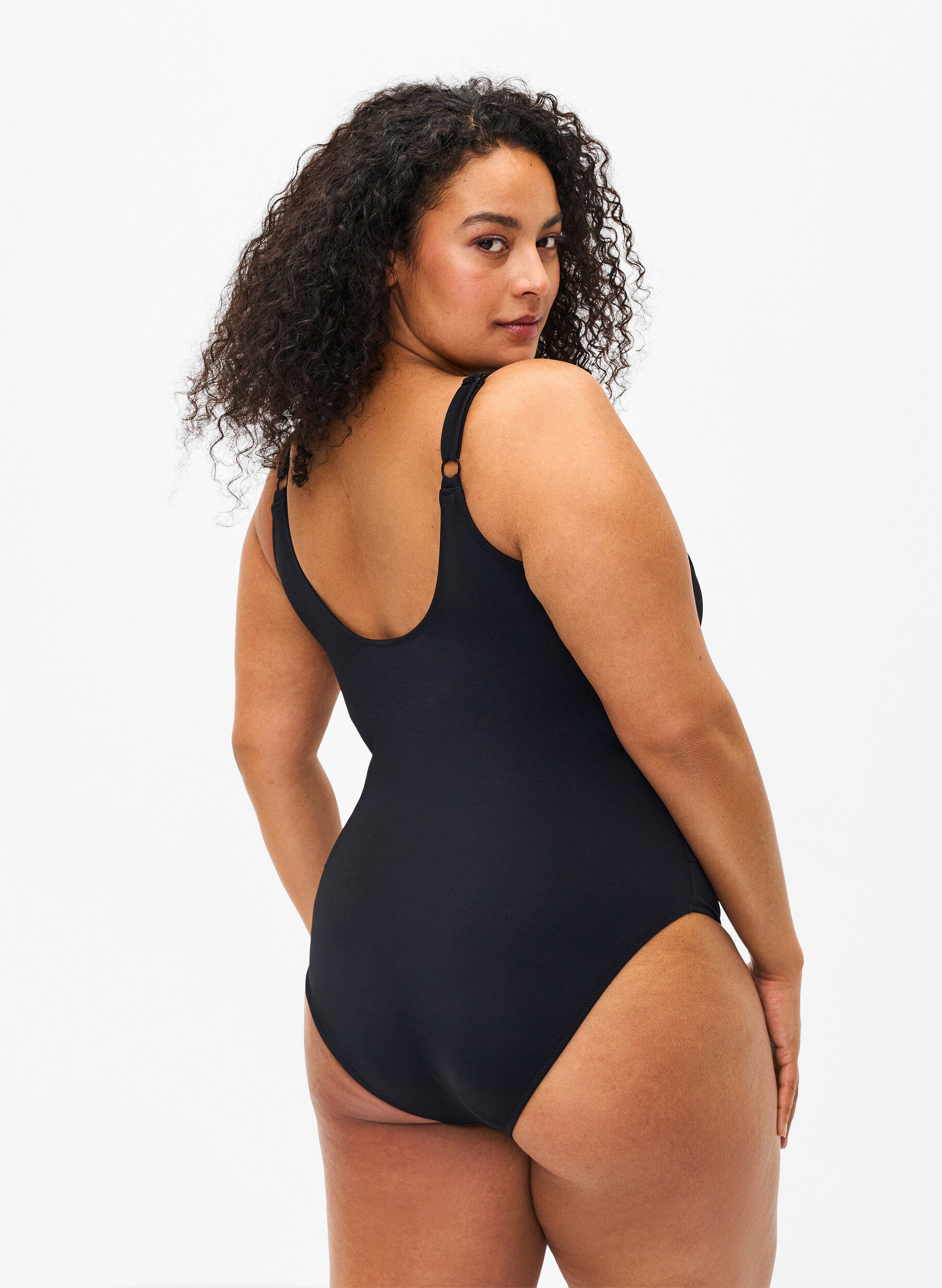 ZizziKietaisutyylinen uimapuku, Musta, Model image number 1