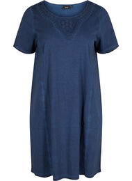 Lyhythihainen mekko pitsillä, Blue Washed 