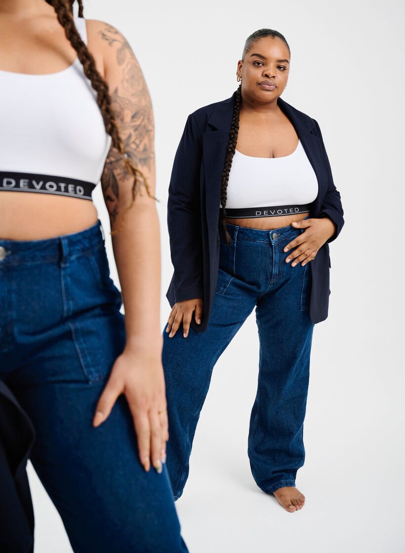 Suorat Cargo-farkut, Dark blue, Image image number 1