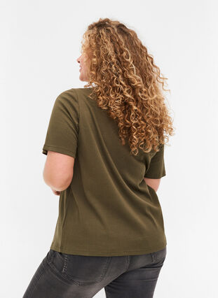 T-paita napeilla, Ivy Green , Model image number 1
