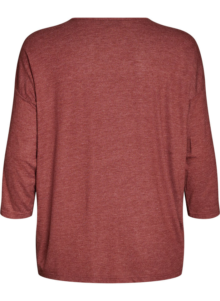 Jerseypusero 3/4-hihoilla, Punainen, Packshot image number 1