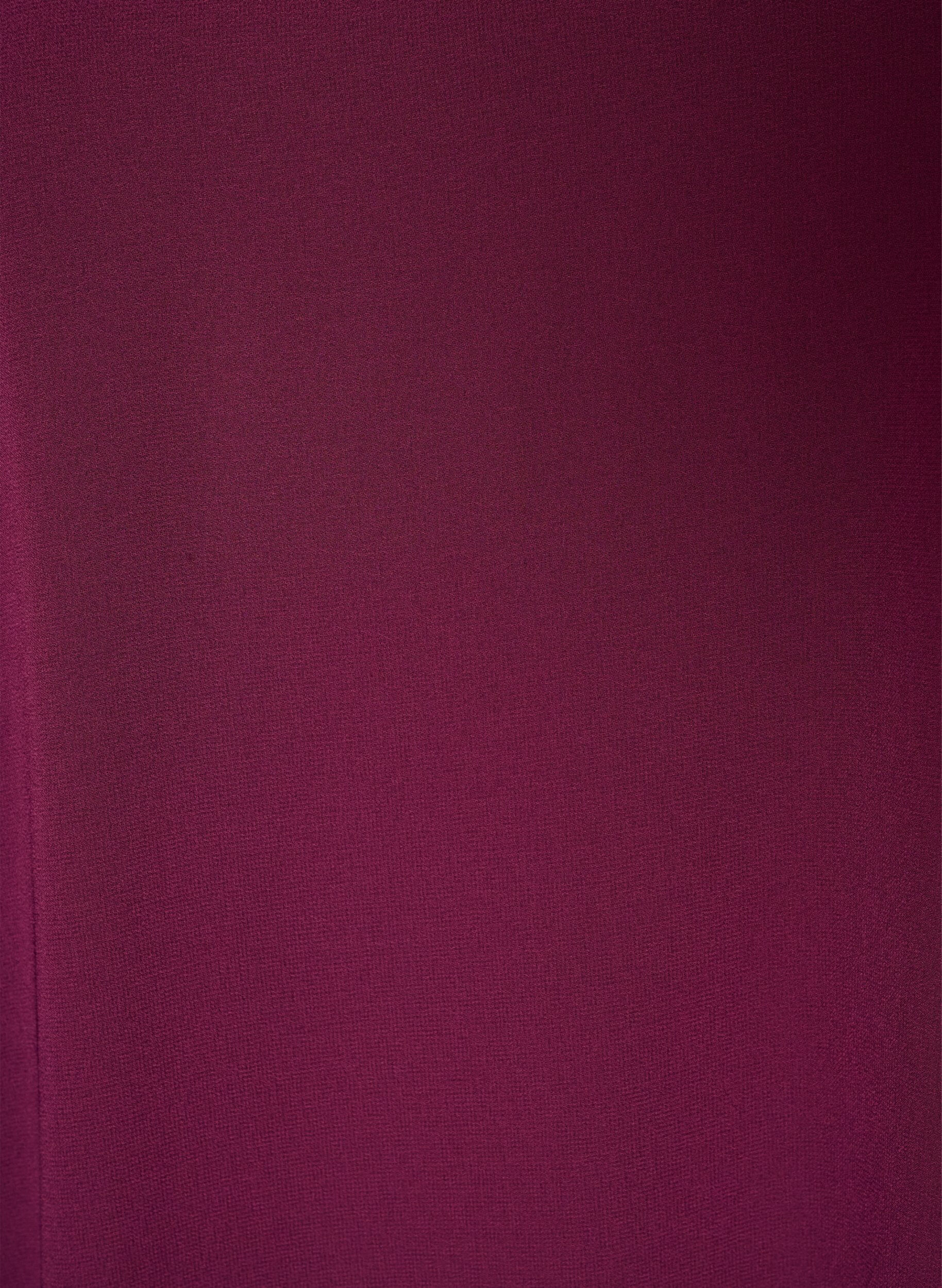 ZizziLyhyt sifonkimekko V-p&auml;&auml;ntiell&auml;, Violetti, Packshot image number 2