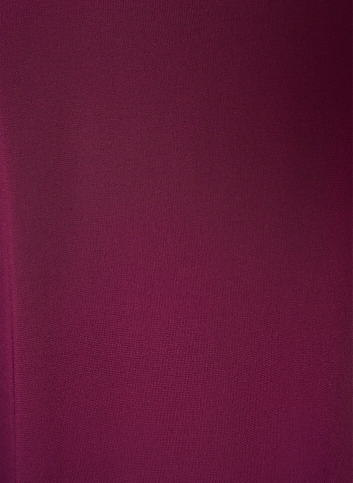 Lyhyt sifonkimekko V-p&auml;&auml;ntiell&auml;, Violetti, Packshot image number 2