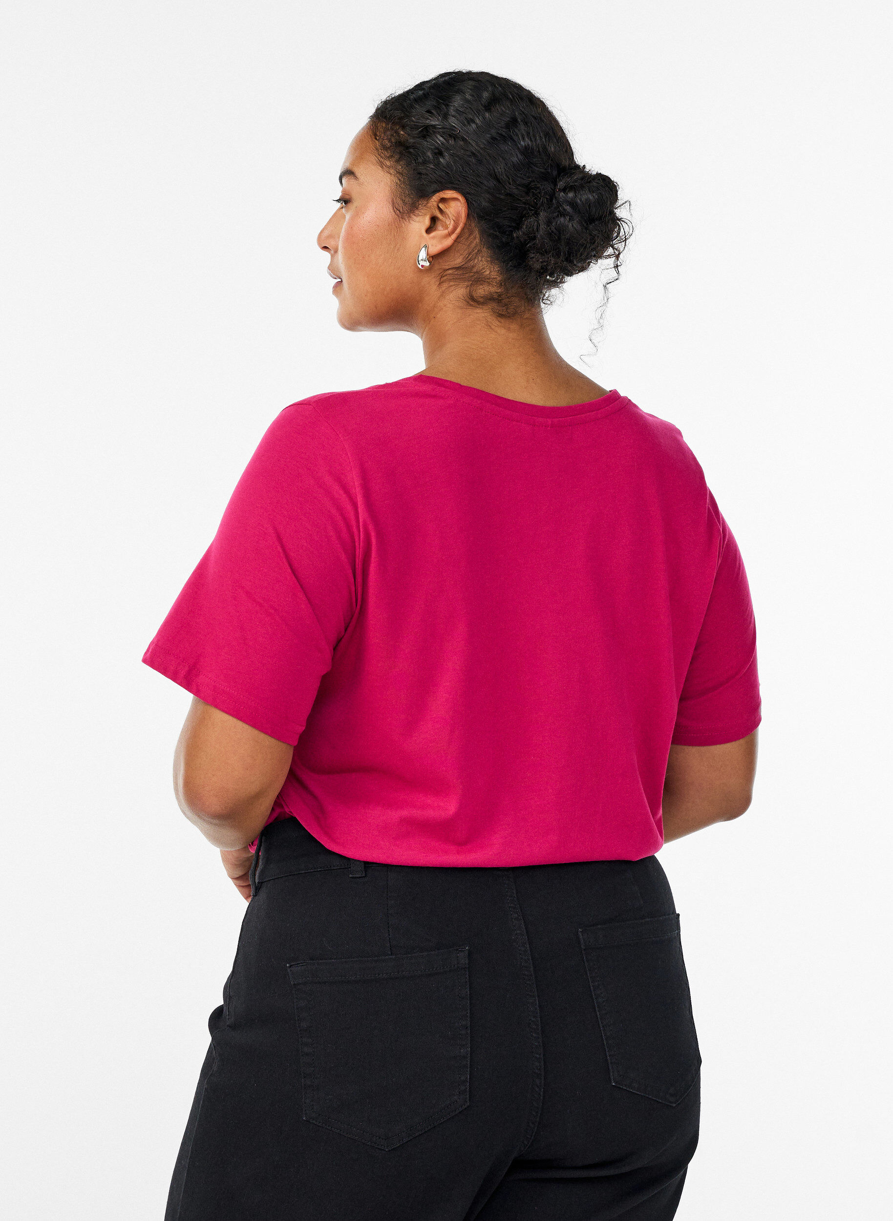 ZizziT-paita printill&auml;, Punainen, Model image number 2