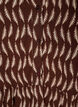 Mekko kokoprintill&auml; ja r&ouml;yhel&ouml;kerroksella, Ruskea, Packshot image number 2
