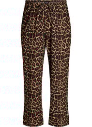 Leve&auml;lahkeiset housut kevyest&auml; teksturoidusta kankaasta, Musta