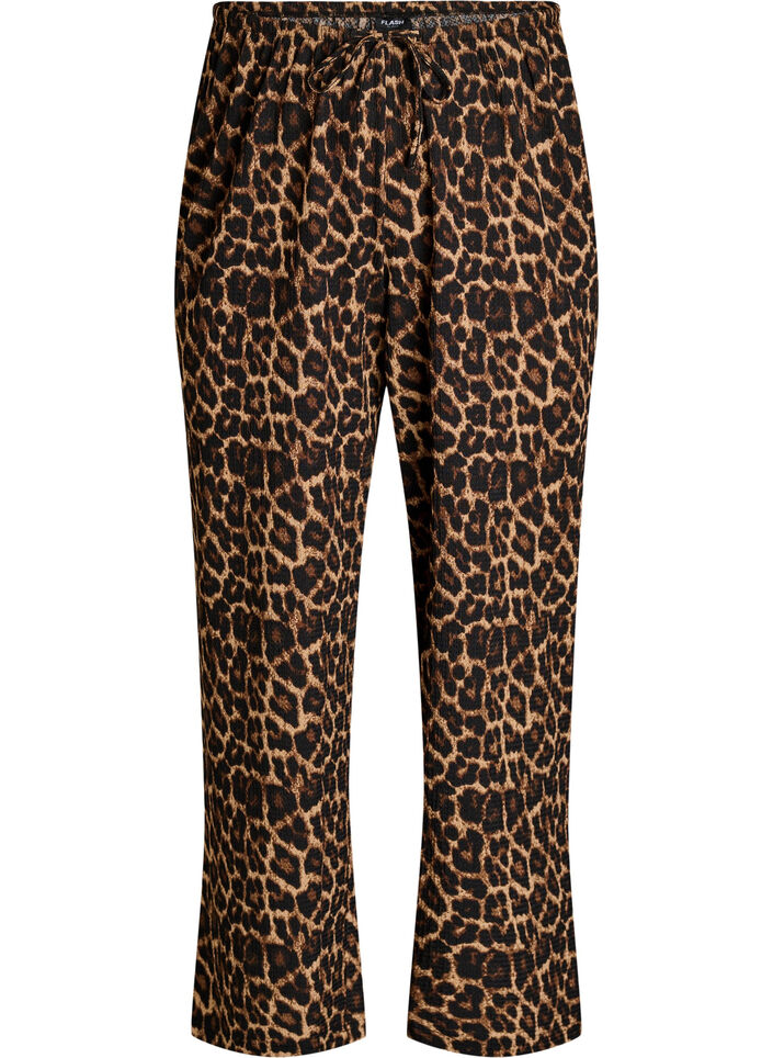 Leve&auml;lahkeiset housut kevyest&auml; teksturoidusta kankaasta, Musta, Packshot image number 0