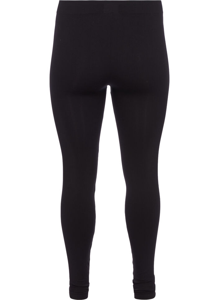 Saumattomat leggingsit, Black, Packshot image number 1