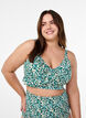  Kukallinen bikinien yl&auml;osa r&ouml;yhel&ouml;yksityiskohdilla, Vihre&auml;, Model image number 0